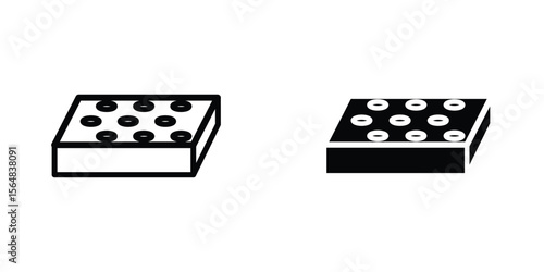 Halva icon Simple vector illustration for graphic and web design.