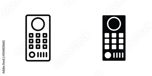 Intercom icon Simple vector illustration for graphic and web design.