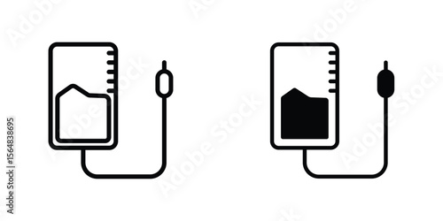 Intravenous icon Simple vector illustration for graphic and web design.