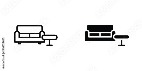 Lounge icon Simple vector illustration for graphic and web design.