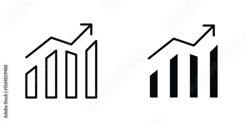 Marketing strategy icon Simple vector illustration for graphic and web design.