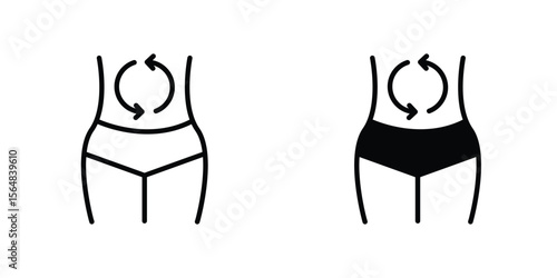 Metabolism icon Simple vector illustration for graphic and web design.