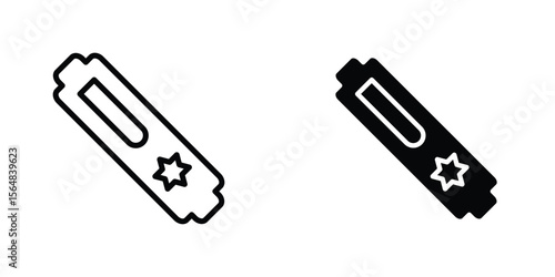 Mezuzah icon Simple vector illustration for graphic and web design.