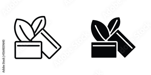 Mint gum icon Simple vector illustration for graphic and web design.