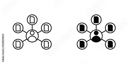 Multitask icon Simple vector illustration for graphic and web design.