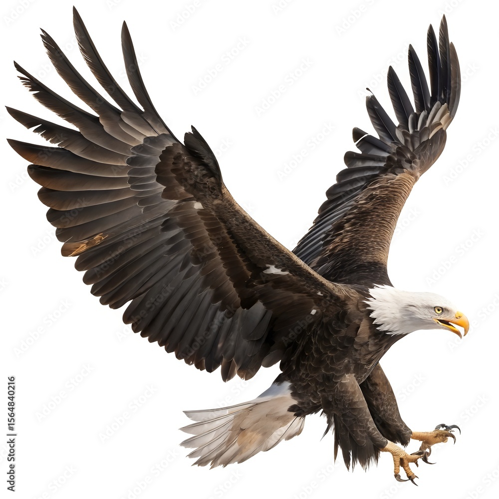 Obraz premium bald eagle in flight