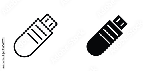 Pendrive icon Simple vector illustration for graphic and web design.
