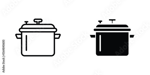 pressure cooker icon Simple vector illustration for graphic and web design.
