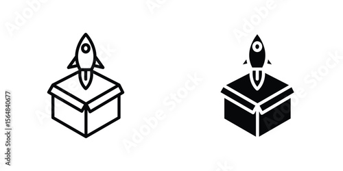 Product release icon Simple vector illustration for graphic and web design.