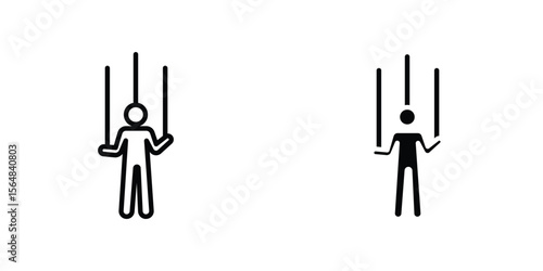 Puppet icon Simple vector illustration for graphic and web design.