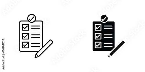 Requirements icon Simple vector illustration for graphic and web design.