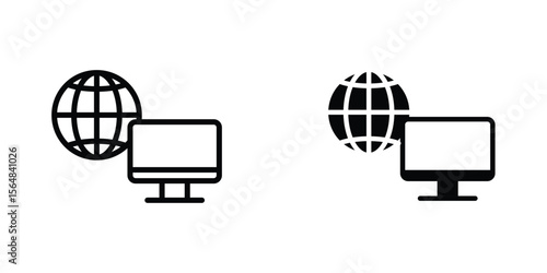 Remote Access icon Simple vector illustration for graphic and web design.
