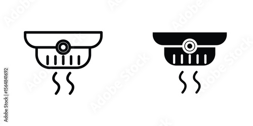 Smoke detector icon Simple vector illustration for graphic and web design.