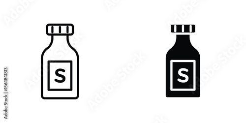 Solvent icon Simple vector illustration for graphic and web design.