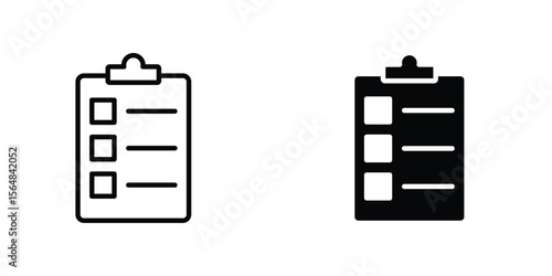 Survey icon Simple vector illustration for graphic and web design.