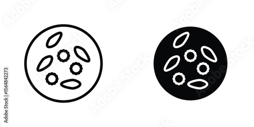 Thalassaemia icon Simple vector illustration for graphic and web design.
