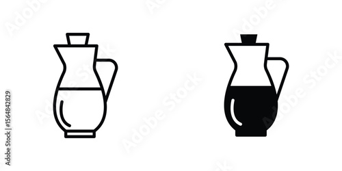 Vinegar icon Simple vector illustration for graphic and web design.