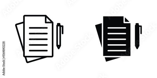 Wills and trusts icon Simple vector illustration for graphic and web design.