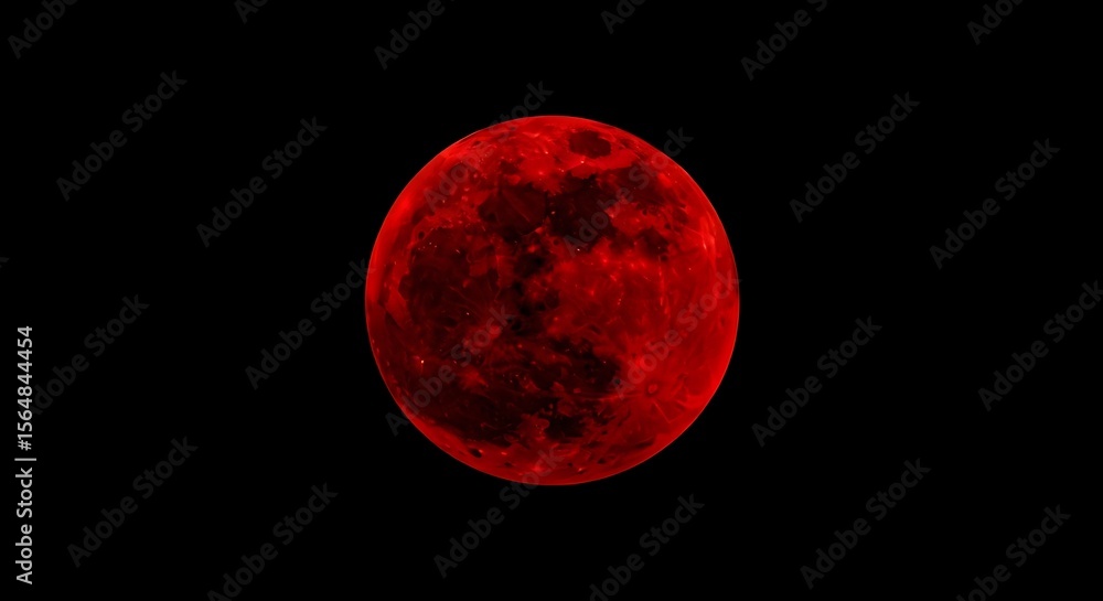 Fototapeta premium Blood moon photography lunar eclipse red moon astronomy space celestial event night sky full moon view