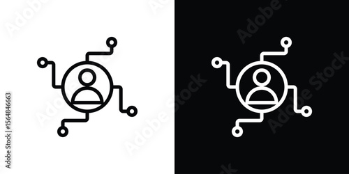 Affiliate marketing icon Logo. Vector Illustration. EPS Illustration.