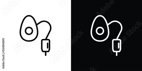 Anesthesia icon Logo. Vector Illustration. EPS Illustration.