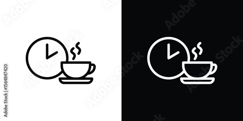 Break icon Logo. Vector Illustration. EPS Illustration.