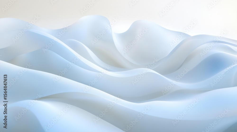 Fototapeta premium Abstract Flowing Fabric