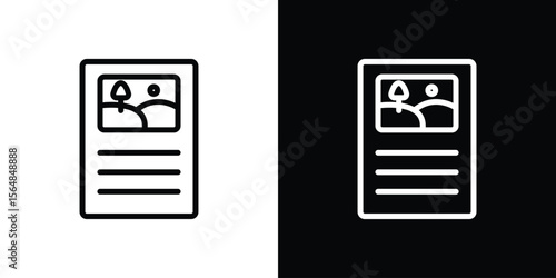 Content icon Logo. Vector Illustration. EPS Illustration.