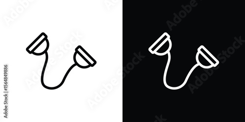Exercise bands icon Logo. Vector Illustration. EPS Illustration.
