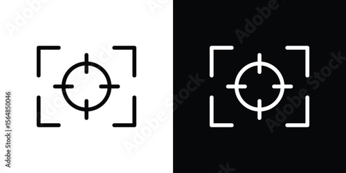 Focus icon Logo. Vector Illustration. EPS Illustration.