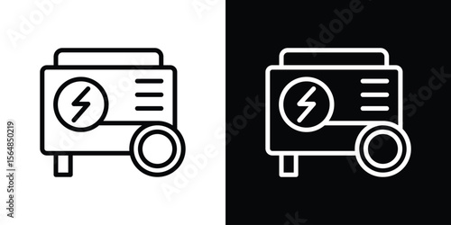 Generator icon Logo. Vector Illustration. EPS Illustration.