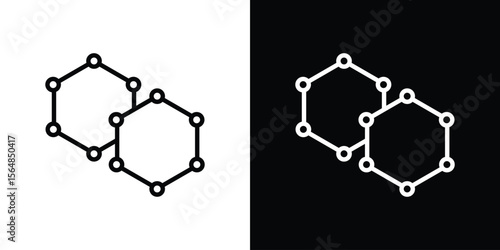 Graphene icon Logo. Vector Illustration. EPS Illustration.