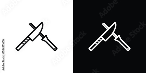 Knife sharpener icon Logo. Vector Illustration. EPS Illustration.