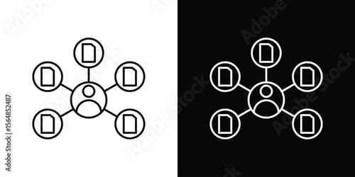 Multitask icon Logo. Vector Illustration. EPS Illustration.