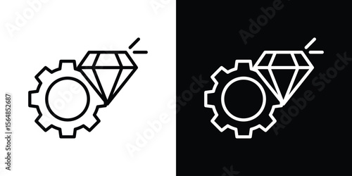 Operational excellence icon Logo. Vector Illustration. EPS Illustration.