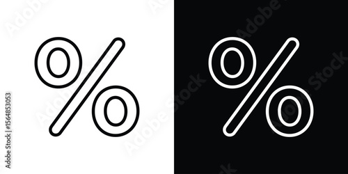 Percent icon Logo. Vector Illustration. EPS Illustration.