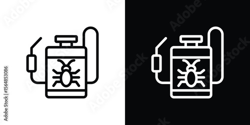 Pesticide icon Logo. Vector Illustration. EPS Illustration.