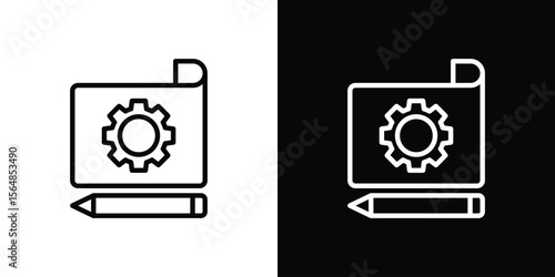 Prototyping icon Logo. Vector Illustration. EPS Illustration.