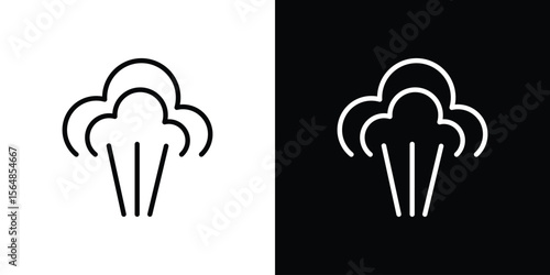 Steam icon Logo. Vector Illustration. EPS Illustration.