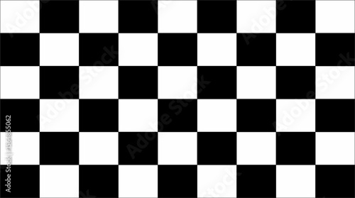 Black and White Checkerboard Pattern – Classic Geometric Background