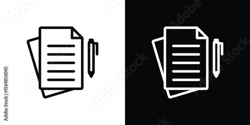 Wills and trusts icon Logo. Vector Illustration. EPS Illustration.