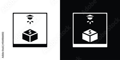 Business incubator icon illustration doodle. Flat illustration vector set