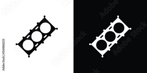 Car gasket icon illustration doodle. Flat illustration vector set