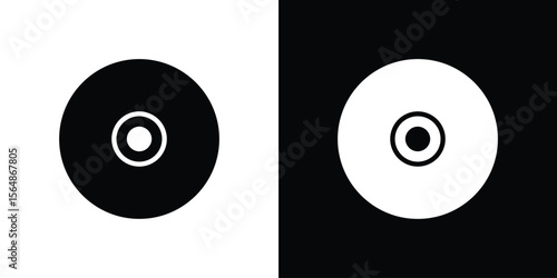 DVD icon illustration doodle. Flat illustration vector set
