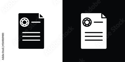 License icon illustration doodle. Flat illustration vector set