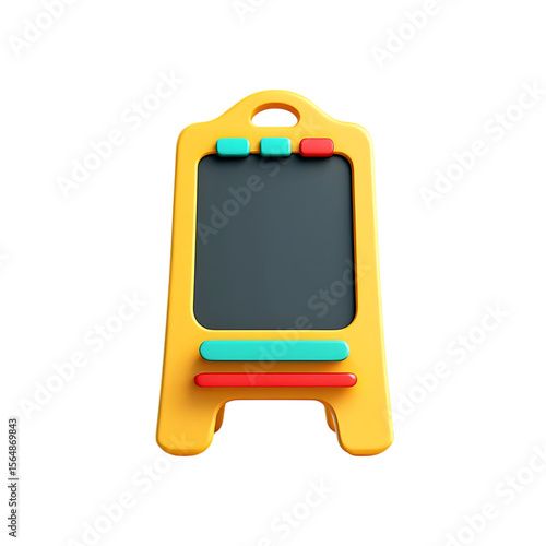 Creative Learning Tool, Drawing Board, Kids' Room, Product Image, Colorful Environment, Close-up View, Playful Concept