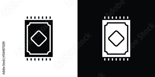 Rugs icon illustration doodle. Flat illustration vector set