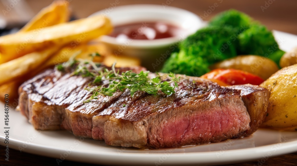 Western food, steak Western food, steak