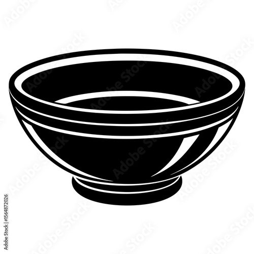 bowl on white background