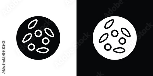 Thalassaemia icon illustration doodle. Flat illustration vector set